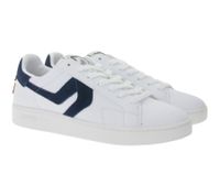 LEVI'S Swift Men's Casual Sneakers Made of Genuine Leather with a Leather Overlay Look, Lace-Up Shoes 235658-846N White/Navy