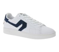 LEVI'S Swift Men's Casual Sneakers Made of Genuine Leather with a Leather Overlay Look, Lace-Up Shoes 235658-846N White/Navy