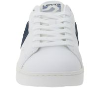 LEVI'S Swift Men's Casual Sneakers Made of Genuine Leather with a Leather Overlay Look, Lace-Up Shoes 235658-846N White/Navy
