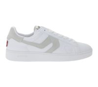 LEVI´S Swift Men's Casual Sneakers Made of Genuine Leather Sneakers with a Leather Overlay Look Lace-Up Shoes 235658-846G White/Gray