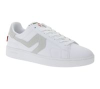 LEVI´S Swift Men's Casual Sneakers Made of Genuine Leather Sneakers with a Leather Overlay Look Lace-Up Shoes 235658-846G White/Gray