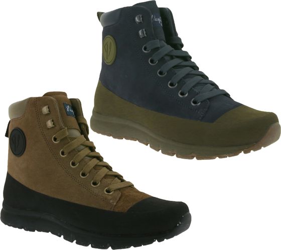 Botas de senderismo VASQUE Ascender para hombre con suela Vibram, calzado sostenible de trekking con piel auténtica en caqui/marrón o azul oscuro/verde Botas de senderismo VASQUE Ascender para hombre con suela Vibram, calzado sostenible de trekking con piel auténtica en caqui/marrón o azul oscuro/verde