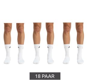 18 paires de chaussettes basses Kappa, en coton avec logo, idéales pour le quotidien, 304M5N0 923 Blanc 18 paires de chaussettes basses Kappa, en coton avec logo, idéales pour le quotidien, 304M5N0 923 Blanc