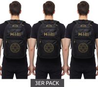 Mochila HIM Rock Band (Paquete de 3) con detalles grandes BP103946HIM Negro/Amarillo Mochila HIM Rock Band (Paquete de 3) con detalles grandes BP103946HIM Negro/Amarillo