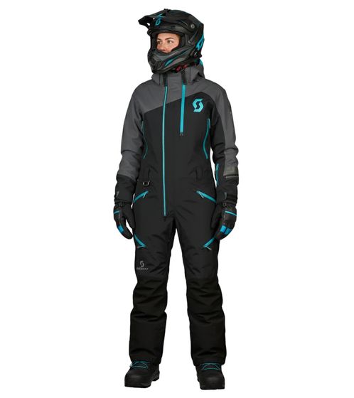 Traje de una pieza SCOTT DS-I Dryo para mujer, de invierno y motonieve, con membrana DRYOsphere 2L para conducción en nieve y uso todoterreno en invierno 292393 7424 Negro/Azul Traje de una pieza SCOTT DS-I Dryo para mujer, de invierno y motonieve, con membrana DRYOsphere 2L para conducción en nieve y uso todoterreno en invierno 292393 7424 Negro/Azul