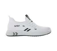 BEYOND THE RAINBOW Casual Sneakers with NASA Lettering, Everyday Shoes, Black or White BEYOND THE RAINBOW Casual Sneakers with NASA Lettering, Everyday Shoes, Black or White