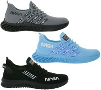 BEYOND THE RAINBOW Casual Sneakers with NASA Logo - Everyday Shoes, Trainers, Black, Blue, or Gray BEYOND THE RAINBOW Casual Sneakers with NASA Logo - Everyday Shoes, Trainers, Black, Blue, or Gray