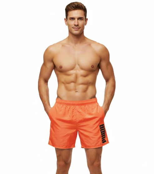 Short de bain Puma pour homme avec poches, short d'été, maillot de bain élégant 100004862 013 Orange
