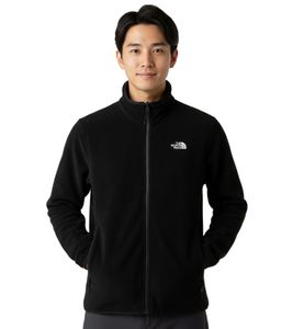 THE NORTH FACE Glacier Men's Fleece Jacket, Sustainable Sweat Jacket with Side Pockets, 165 g/m² Fleece Jacket NF0A8D0RJK3 Black