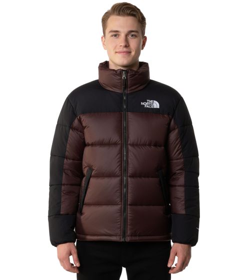 Giacca isolante da uomo THE NORTH FACE Himalayan, giacca invernale sostenibile con tasche scaldamani nascoste, giacca da neve NF0A4QYZLOS Marrone/Nero