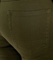 DAINESE Lady Tex Women's Motorcycle Pants with Pro-Shape 2.0 Protectors Motorcycle Jeans Motorcycle Chino Motorsport Pants 202755 Olive Green in Casual Slim, Casual Regular, or Chino Style