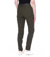 DAINESE Lady Tex Women's Motorcycle Pants with Pro-Shape 2.0 Protectors Motorcycle Jeans Motorcycle Chino Motorsport Pants 202755 Olive Green in Casual Slim, Casual Regular, or Chino Style