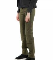 DAINESE Lady Tex Women's Motorcycle Pants with Pro-Shape 2.0 Protectors Motorcycle Jeans Motorcycle Chino Motorsport Pants 202755 Olive Green in Casual Slim, Casual Regular, or Chino Style