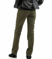 DAINESE Lady Tex Women's Motorcycle Pants with Pro-Shape 2.0 Protectors Motorcycle Jeans Motorcycle Chino Motorsport Pants 202755 Olive Green in Casual Slim, Casual Regular, or Chino Style