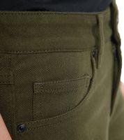 DAINESE Lady Tex Women's Motorcycle Pants with Pro-Shape 2.0 Protectors Motorcycle Jeans Motorcycle Chino Motorsport Pants 202755 Olive Green in Casual Slim, Casual Regular, or Chino Style