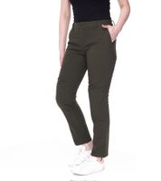 DAINESE Lady Tex Women's Motorcycle Pants with Pro-Shape 2.0 Protectors Motorcycle Jeans Motorcycle Chino Motorsport Pants 202755 Olive Green in Casual Slim, Casual Regular, or Chino Style