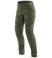 DAINESE Lady Tex Women's Motorcycle Pants with Pro-Shape 2.0 Protectors Motorcycle Jeans Motorcycle Chino Motorsport Pants 202755 Olive Green in Casual Slim, Casual Regular, or Chino Style