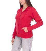 3-Pack ELEVATE Theron Women's Sweat Jacket with 240 g/m² Cotton Sweater Hoodie Value Pack 3823025 Red