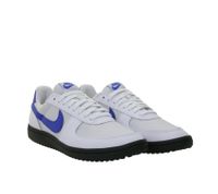 NIKE Field General ´82 Herren Low-Top-Sneaker Damen Retro Turnschuhe mit Echtleder FQ8762 106 Weiß/Grau/Blau