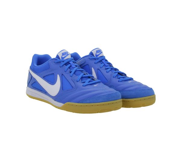 NIKE Gato Men's Low-Top Sneakers Women's Retro Trainers with Genuine Leather Indoor Shoes HQ6019 400 Blue
