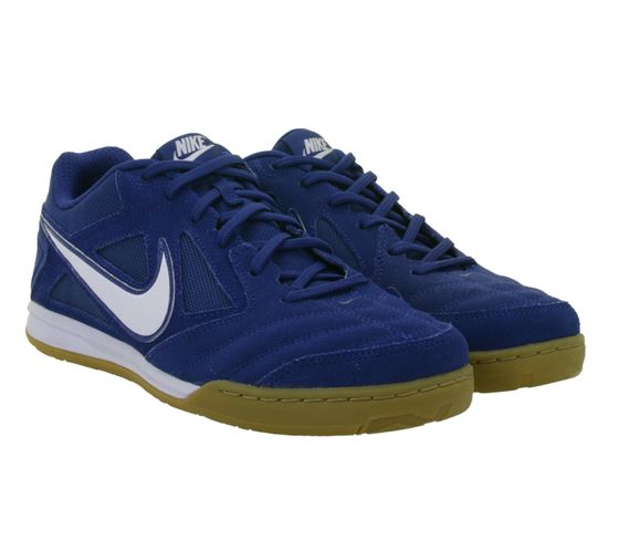 NIKE Gato Men's Low-Top Sneakers, Women's Retro Sneakers with Genuine Leather, Indoor Shoes HQ6020 400 Blue