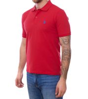 2-Pack Value Pack U.S. POLO ASSN. Men's Polo Shirt Basic Shirt Cotton Short Sleeve Shirt 197 61092 52520 155 Red/Blue