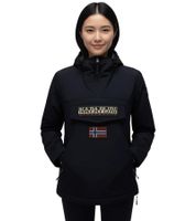 NAPAPIJRI Rainforest Damen Übergangs-Jacke mit nachhaltiger Comfortemp-Synthetikfüllung Windbreaker Wind-Jacke NP0A4GM60411 Schwarz