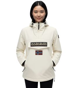 NAPAPIJRI Rainforest Damen Übergangs-Jacke mit nachhaltiger Comfortemp-Synthetikfüllung Windbreaker Wind-Jacke NP0A4GM6N1J1 Beige