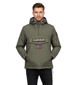 NAPAPIJRI Rainforest wasserabweisende Anorak-Jacke Winter-Jacke NP0A4GMCG0A1 Khaki-Grün