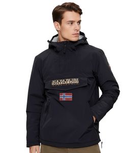 Veste anorak imperméable NAPAPIJRI Rainforest Pocket 2, noire, référence NP0A4GMD0411