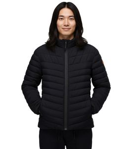 NAPAPIJRI Lapaz Hooded Puffer Herren Stepp-Jacke mit daunenfreier Thermo-Fibre-Isolierung Winter-Jacke nachhaltige Puffer-Jacke NP0A4I269411 Schwarz