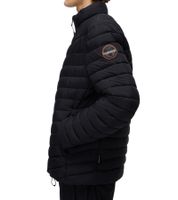 NAPAPIJRI Lapaz Hooded Puffer Herren Stepp-Jacke mit daunenfreier Thermo-Fibre-Isolierung Winter-Jacke nachhaltige Puffer-Jacke NP0A4I269411 Schwarz