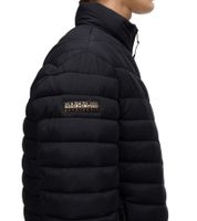 NAPAPIJRI Lapaz Hooded Puffer Herren Stepp-Jacke mit daunenfreier Thermo-Fibre-Isolierung Winter-Jacke nachhaltige Puffer-Jacke NP0A4I269411 Schwarz