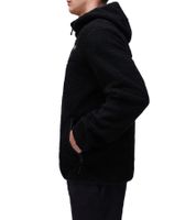 NAPAPIJRI T-Tynik FZH Herren Fleece-Jacke nachhaltige Sweat-Jacke mit seitlichen Eingriffstaschen Fleecejacke NP0A4IA80411 Schwarz