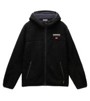 NAPAPIJRI T-Tynik FZH Herren Fleece-Jacke nachhaltige Sweat-Jacke mit seitlichen Eingriffstaschen Fleecejacke NP0A4IA80411 Schwarz