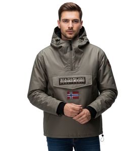 NAPAPIJRI Rainforest Next wasserabweisende Anorak-Jacke Outdoor-Jacke NP0A4IB9G0A1 Dunkel-Grau