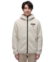 NAPAPIJRI T-Tynik FZH Herren Fleece-Jacke nachhaltige Sweat-Jacke mit seitlichen Eingriffstaschen Fleecejacke NP0A4IA8N1J1 Beige