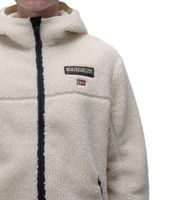 NAPAPIJRI T-Tynik FZH Herren Fleece-Jacke nachhaltige Sweat-Jacke mit seitlichen Eingriffstaschen Fleecejacke NP0A4IA8N1J1 Beige