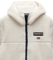 NAPAPIJRI T-Tynik FZH Herren Fleece-Jacke nachhaltige Sweat-Jacke mit seitlichen Eingriffstaschen Fleecejacke NP0A4IA8N1J1 Beige