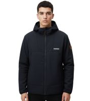 NAPAPIJRI A-Biois atmungsaktive Softshell-Jacke Herren Übergangs-Jacke mit Kapuze NP0A88TN1761 Dunkel-Blau