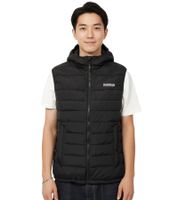 NAPAPIJRI A-Gesar V Herren Stepp-Weste wattierte Puffer-Weste mit seitlichen Eingriffstaschen NP0A88U49411 Schwarz