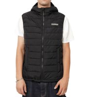 NAPAPIJRI A-Gesar V Herren Stepp-Weste wattierte Puffer-Weste mit seitlichen Eingriffstaschen NP0A88U49411 Schwarz