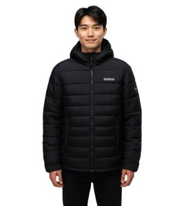 NAPAPIJRI A-Gesar H Herren Stepp-Jacke im urbanem Look Winter-Jacke Puffer-Jacke NP0A88U39411 Schwarz