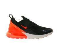 NIKE Air Max 270 Herren Sneaker Mesh-Turnschuhe mit Air-Dämpfung Retro-Sneaker AH8050-030 Schwarz/Weiß/Orange