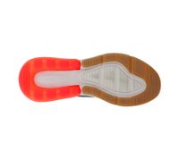 NIKE Air Max 270 Herren Sneaker Mesh-Turnschuhe mit Air-Dämpfung Retro-Sneaker AH8050-030 Schwarz/Weiß/Orange