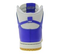 NIKE Dunk High Men's Sneakers, Genuine Leather Shoes in Retro Design FV6612-001 Blue/White