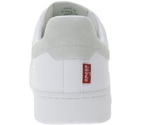 LEVI´S Swift Herren Freizeit-Sneaker aus Echtleder Turnschuhe im Leder-Overlay-Look Schnür-Schuhe 235658-846 Weiß/Navy oder Weiß/Grau