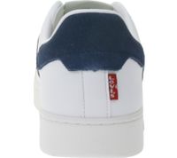 LEVI´S Swift Herren Freizeit-Sneaker aus Echtleder Turnschuhe im Leder-Overlay-Look Schnür-Schuhe 235658-846 Weiß/Navy oder Weiß/Grau