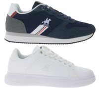 U.S. Grand Polo Sneaker Damen Schnür-Schuhe Herren Freizeit-Schuhe GPM51 Navy-Blau oder Weiß