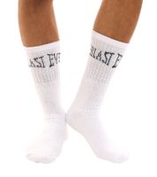 40 Pairs of EVERLAST Men's Sports Socks with Cotton Blend, Long Socks, OEKO-TEX Standard 100, EVL1TENX10BL, White
